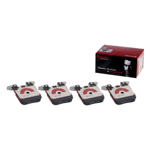Brembo P06087N Premium NAO Ceramic Rear Brake Pads, BMW 228i 2014-2016